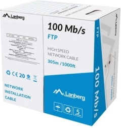 LAN-kaabel FTP 100 Mb/s 305 m CCA, hall