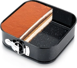 Graniitkattega lahtikäiv ruudukujuline koogivorm 20 × 20 × 6,8 cm