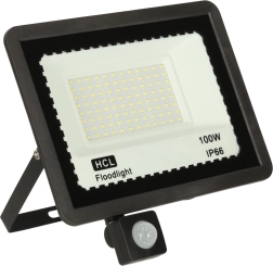 Lamp with motion sensor 100W