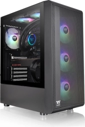 Arvutikorpus S200 karastatud klaasi ja RGB-valgustusega