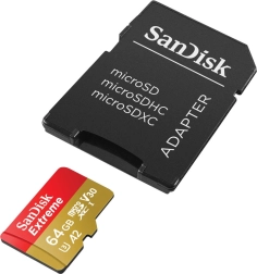 SanDisk Extreme microSDXC 64GB mälukaart