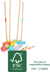 Small foot puidust krokett Active