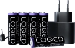 Battery and power set for LOQED Touch smart lock