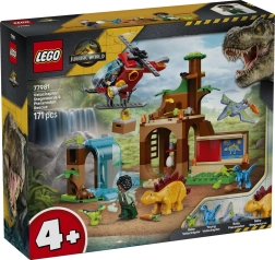 LEGO Jurassic Worldi päästekeskus velociraptorite, stegosauruse ja pteranodoniga