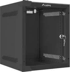 Seinale kinnitatav võrgukapp 10'' 6U 280×310 mm must LANBERG