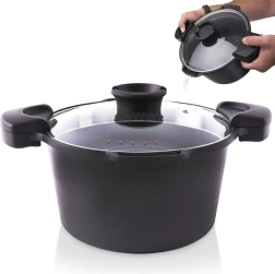Graniitpott kurnamiskaanega 24 cm, 5,5 l ORION GRANDE