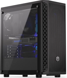 PC-korpus Endorfy Signum 300 Air võrkpaneeliga esiküljel ja klaasiga