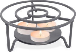 Hall metallist teekannu soojendaja 16,5 cm