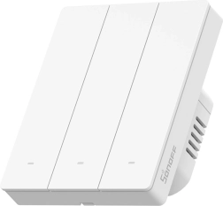 Sonoff ZBM5 kolme kanaliga puutetundlik seinalüliti Zigbee
