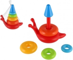 Värviline kokkupandav püramiid lastele