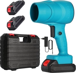 Akutoitel käsipuhur 400 W, 2 akuga