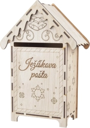 Jõuluvanale mõeldud puidust postkast