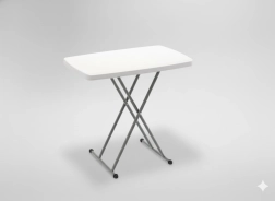 Kokkupandav matkaja- ja cateringilaud reguleeritava kõrgusega 76,5 × 49,5 cm