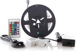 Solight RGB LED-riba 3 m puldi ja adapteriga