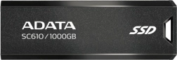 Väline SSD-ketas ADATA SC610 1000GB USB3.2 Gen2 must