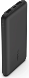 Powerpank 10 000 mAh USB-A ja USB-C-ga, 15 W, must