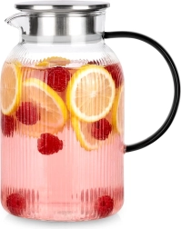 Klaaskann kaanega 1,5 l Vilde