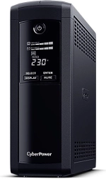 UPS-varutoiteallikas CYBERPOWER VP1600ELCD-FR 1600 VA / 960 W LCD ja AVR-iga, 5× FR