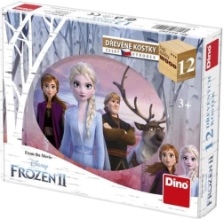 Dino puidust klotsid FROZEN II, 12 tk