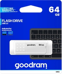 USB-mälupulk GOODRAM UME2 64 GB valge