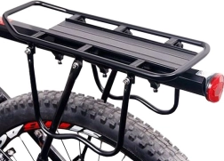 Must metallist jalgrattakandur TRIZAND