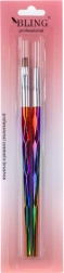 Professionaalsed BLING küünekunsti pintslid – 2 tk Mermaid