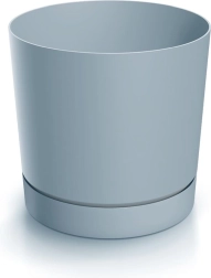 TUBO P lillepott alusega, helehall, 10,8 cm