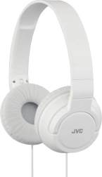 Kerged kõrvale asetuvad kõrvaklapid JVC HA-S180, valged