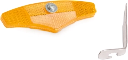 Oranžid jalgratta kodarate helkurid 110 × 35 mm, 2 tk
