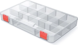 organisaator SQR BOX 35,5 × 23 × 4,1 cm läbipaistev