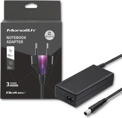 Sülearvuti toiteadapter 90 W, 19.5 V, 4.62 A, pistik 7.4 × 5.0 mm keskse tihvtiga – Qoltec DELL-ile