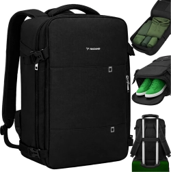 Trizand reisikott lennukisse USB-pordiga, must 40 × 20 × 25 cm