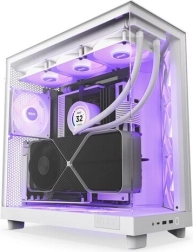 Arvutikorpus NZXT H6 Flow RGB, valge