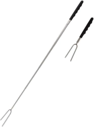 BBQ teleskoopiline roostevabast terasest grillvarras 24–72 cm
