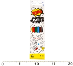 ERGO kolmhoeklised värvipliiatsid, 6 tk