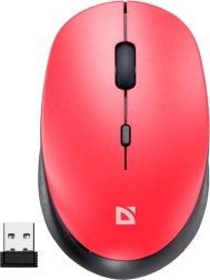 Juhtmevaba vaikne hiir Defender Auris MB-027 – Punane
