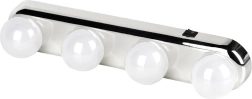 Peeglivalgusti 4 LED-pirniga, iminappadega, 30,5 cm