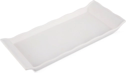 Ristkülikukujuline serveerimisalus 29,5 × 13 cm – valge