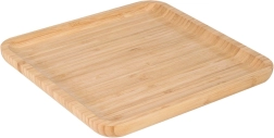 Puidust bambusest serveerimisalus 25 × 25 cm