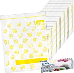 Food zip bags 18 × 23 cm, 20 pcs