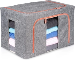Tekstiilist hoiustamiskott voodipesule 100 l 60 × 42 × 40 cm