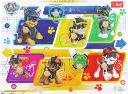 Puidust puslelaud PAW Patrol, 8 tükki