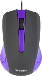 Juhtmega USB-hiir kummeeritud pinnaga