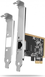 PCIe gigabitine võrgukaart RJ-45 pesaga Realteki kiibiga, nii madalprofiilne kui ka standardne