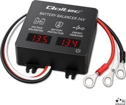 Pingetasakaalustaja 24 V 2× 12 V akudele 5 A (AGM, GEL, LiFePO4) LED-ekraaniga