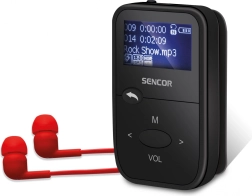 Sencori MP3-mängija 8 GB microSD, FM-raadio ja klambriga