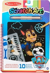kraapimisplokk Paw Patrol Chase – loominguline komplekt 19 × 28 cm, 10 lehte