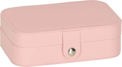 Pink travel jewelry organizer