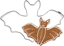 Roostevabast terasest küpsisevorm nahkhiir 8 cm