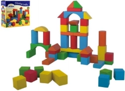 Detoa puidust ehitusklotsid – 50 tk